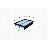MAGNETI MARELLI 153071762505 Luchtfilter