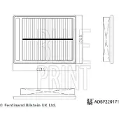Blue Print ADBP220171 Luchtfilter