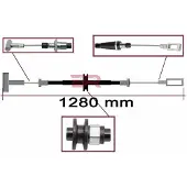 RICAMBI BRFR8643 Handremkabel