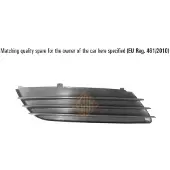 ISAM 0703716 Ventilatiegrille, bumper