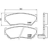 MAGNETI MARELLI 363700479008 Remblokken