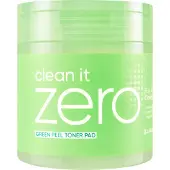 Banila Co Clean it Zero Green Peel Tonerpad | Veganistisch Koreaans Dual Textured voor zacht exfoliren | Groen Complex en LHA voor een gelijkmat