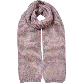 Clayre & Eef Wintersjaal Dames 14x146 cm Roze Synthetisch