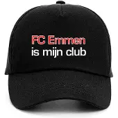 Beechfield Pet met tekst: FC Emmen is mijn club