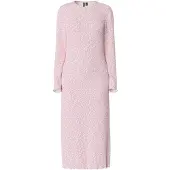 Pieces Jurk 'PCFlora' rosa / wit