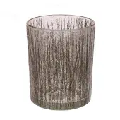 Meander Wind Light glass gold colour Ø10x13cm