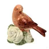 MEA Vogeltje op witte rozen 12x7x12,5cm