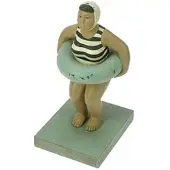Meander Dikke Dame met zwemband 10x10x20cm