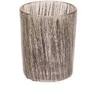 Meander Wind Light glass gold colour Ø7,5x8cm