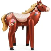 Party Deco Folie Ballon Paard Bella (110cm)