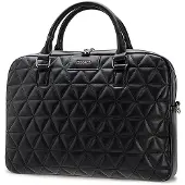 Puccini Dames Laptoptas 15'' Gekleed Zwart PU Leder