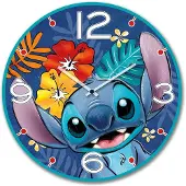 Egan Wandklok Stitch Blue ⌀ 35cm
