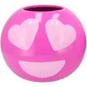 Daan Kromhout Smiley lovely pink vaas 21x21x18cm