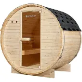 Artsauna Buitenbarrelsauna Spitsbergen - 191x120x193 cm SAUNA