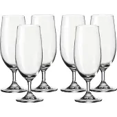 Leonardo Daily bierglazen op voet - 36 cl - 6 stuks