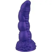 Beasty Cocks - dildo met demon design - siliconen - paars