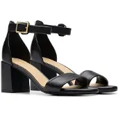 Clarks Sandalen met riem 'Ezoria Mae' zwart