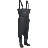 vidaXL Waadpak met laarzen en riem maat 46 zwart