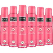 Vogue 6x Women Parfum Deodorant Enjoy 150 Ml