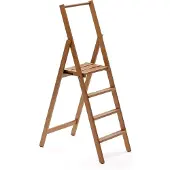Italia 180/4 KIMORA 4 - Huishoudtrap 4 Treden - Ladder - Anti-Slip - Inklapbaar - Beukenhout - ARIT - Il cuore del legno