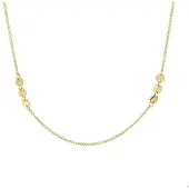 The Jewelry Collection Geelgouden Collier rondjes 1 4020747