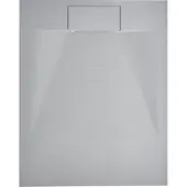 Beliani AZZURRO - Douchebak - Grijs - 100 x 80 x 3 cm - SMC (kunststof)