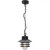 Olucia - FELICE - Buitenhanglamp - Zwart - Vorm: Rond