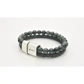 Josh -9286-Armband-Groen-Heren-22,5cm