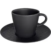 Villeroy & Boch Espressotasse mit Untertasse Manufacture Rock Glow 60 ml
