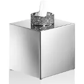 DECOR WALTHER Tissuebox Rocks Chrome