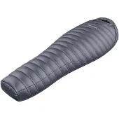 Hannah mummyslaapzak Loft 250 Ebony 185L lichtgewicht dons -8°C - Grijs