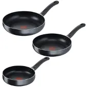 Tefal Pan EASY COOK 3delig | Antiaanbak & Perfecte Kookresultaten