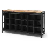 Vicco Fyrk Schoenenkast – 100 x 54.5 cm Eiken rustiek