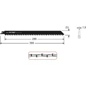 Rotec Reciprozagen RC830 / 1241HM (VPE 1 stuks) - 5250830