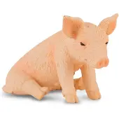 Collecta Boerderijdieren (S): BIGGETJE zittend 4.8x2.5x3cm
