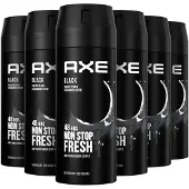 Axe Deospray – Black 150 ml - 6 stuks