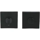 Online Deurbeslagshop WC-sluiting 53x53x9 mm vierkant zwart