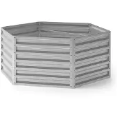 OK-Living Hoogbed – 129 x 129 cm Zilver