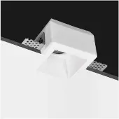 LEDmaxx Gips inbouwarmatuur vierkant 8x8cm voor 1x GU10 max. 35W | GU10 | Max 1x35W exclusief