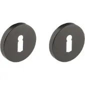 Intersteel Rozet met sleutelgat ø53x8mm - antraciet