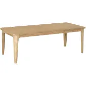 DTP Home Dining table Forte rectangular,76x200x90 cm, teakwood natural (Naturel, 200x90x76cm)