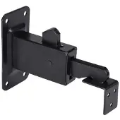 Starx Deurvastzetter met muurplaat 116 x 59 x 7 mm zwart