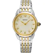 Seiko Bicolour - dames horloge - goudkleurig met band
