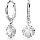 Swarovski Oorbellen 'Una' zilver
