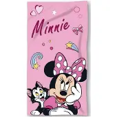 Disney Strandlaken Minnie Mouse met Figaro - katoen - handdoek 70x140 cm