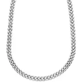 The Jewelry Collection Zilver Gerhodineerde Collier schakel 6 1333943