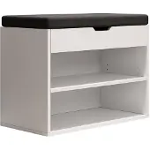 Vicco Titus Schoenenbank – 60 x 45 cm met legplank Wit