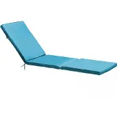 Oviala - Blauw polyester zonnebedkussen - Picchu