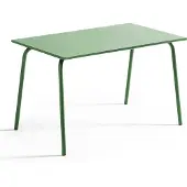 Oviala - Tuintafel van groen cactus staal - Palavas