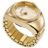 Fossil Ring goud / zwart